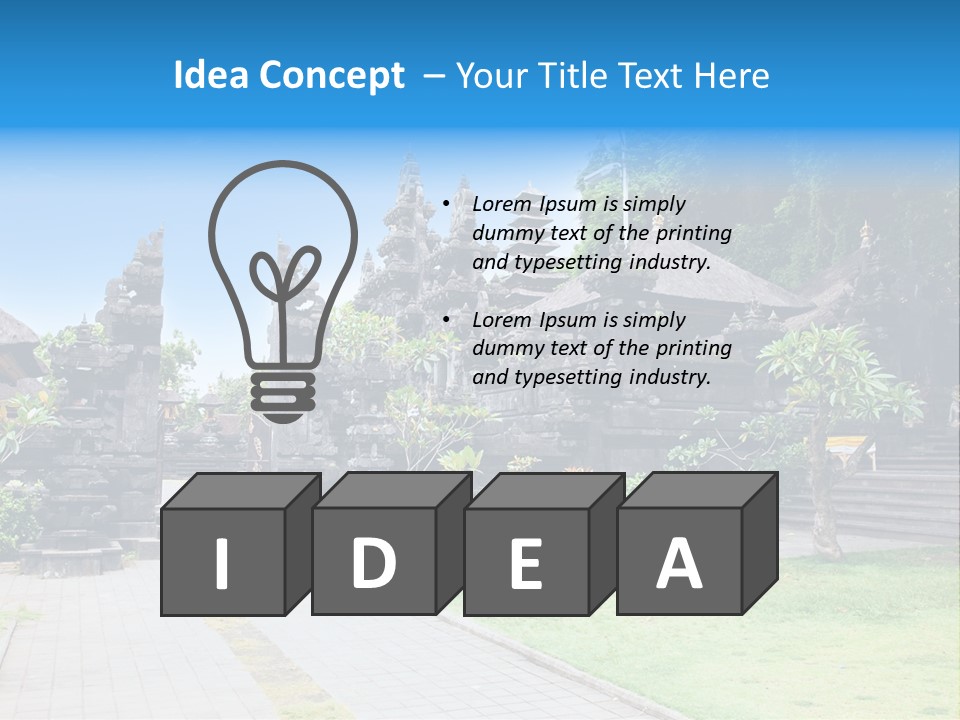 Holy Old Mountains PowerPoint Template