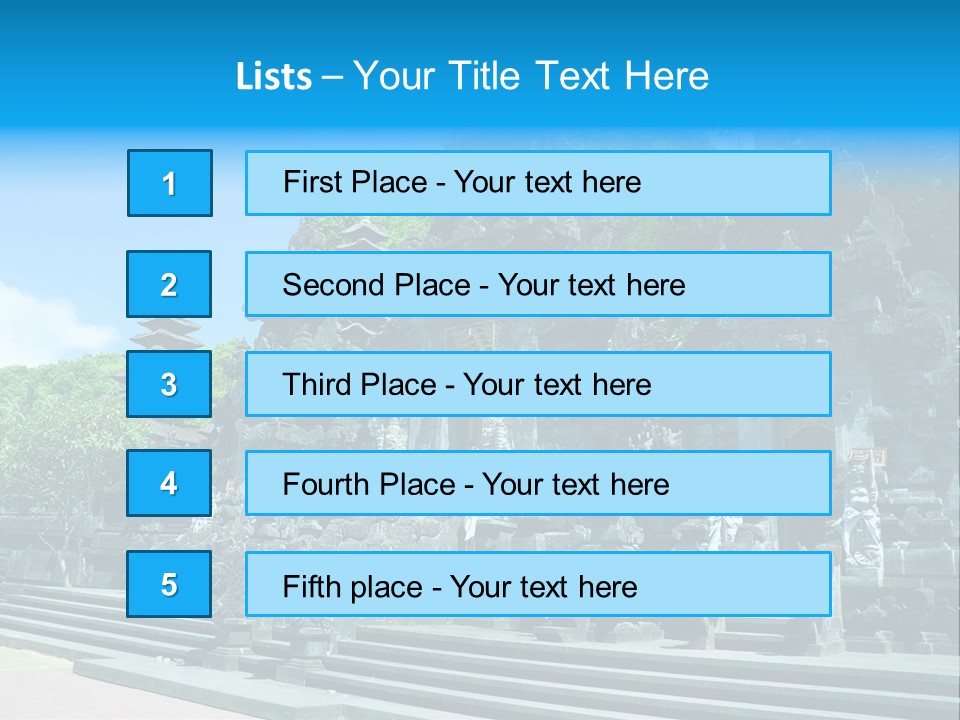 Tropics Island Beautiful PowerPoint Template