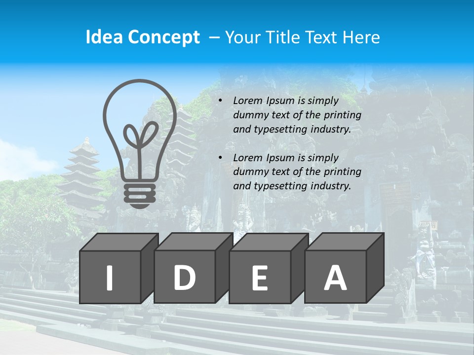 Tropics Island Beautiful PowerPoint Template