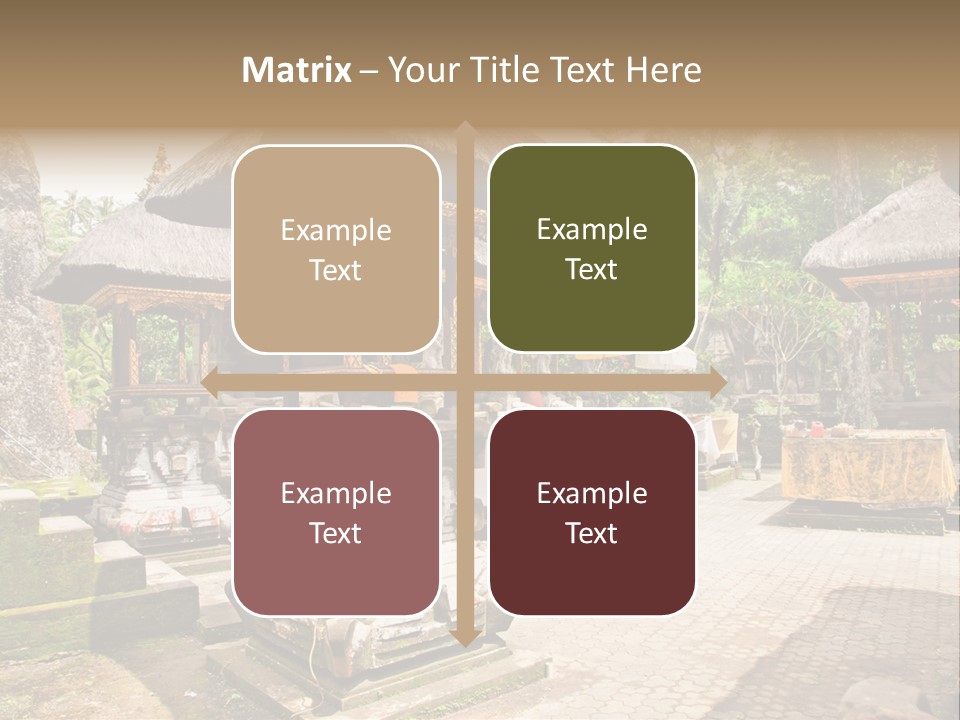 Traditional God Gunung PowerPoint Template