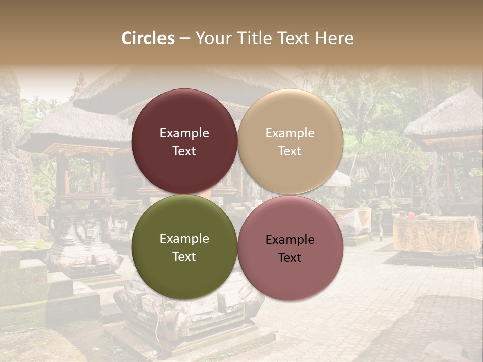 Traditional God Gunung PowerPoint Template