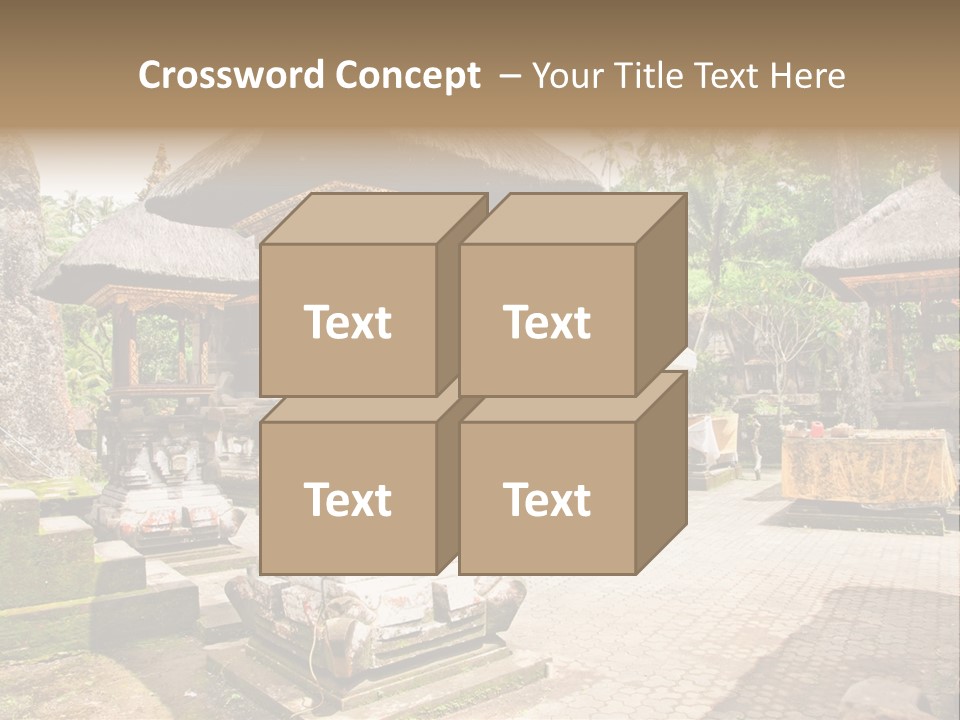 Traditional God Gunung PowerPoint Template