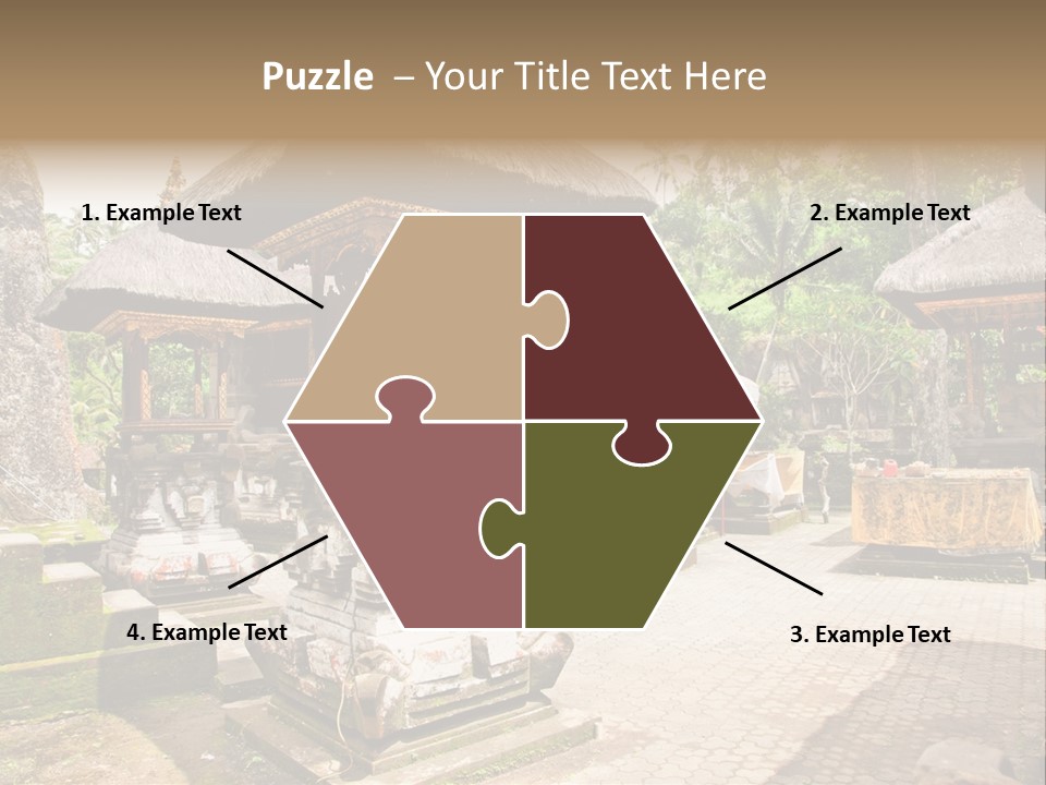 Traditional God Gunung PowerPoint Template