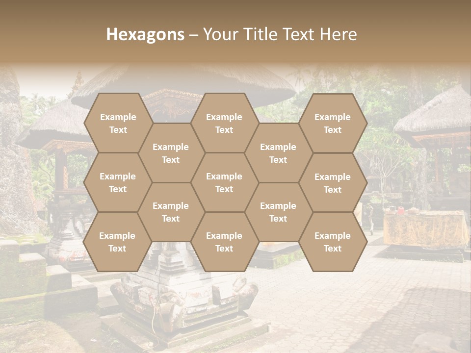 Traditional God Gunung PowerPoint Template