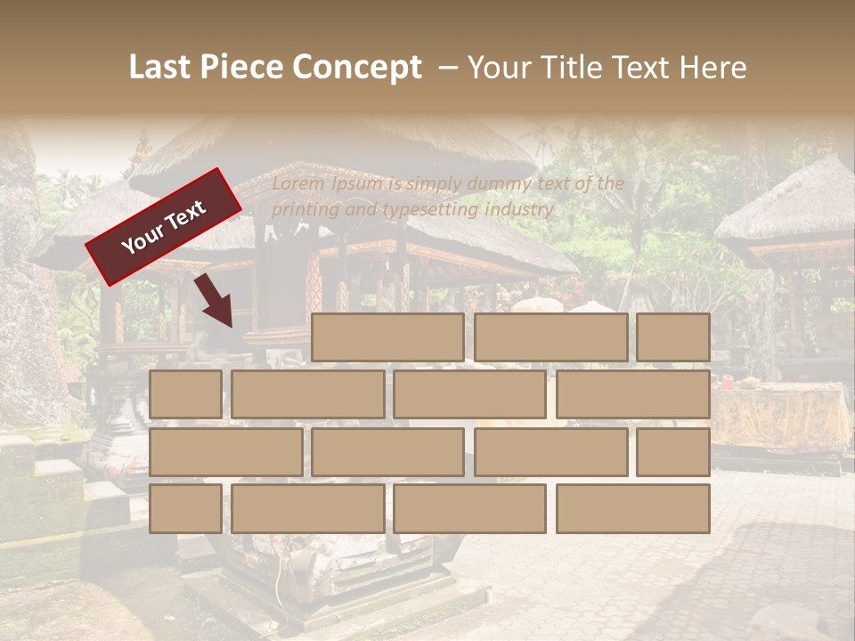 Traditional God Gunung PowerPoint Template