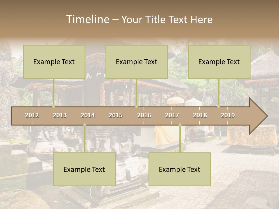 Traditional God Gunung PowerPoint Template