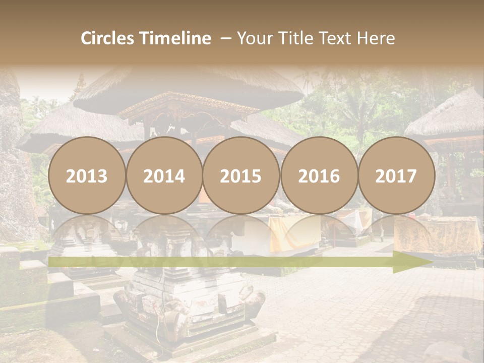 Traditional God Gunung PowerPoint Template