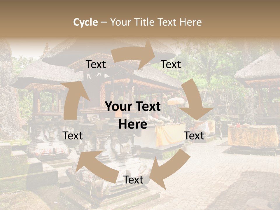 Traditional God Gunung PowerPoint Template