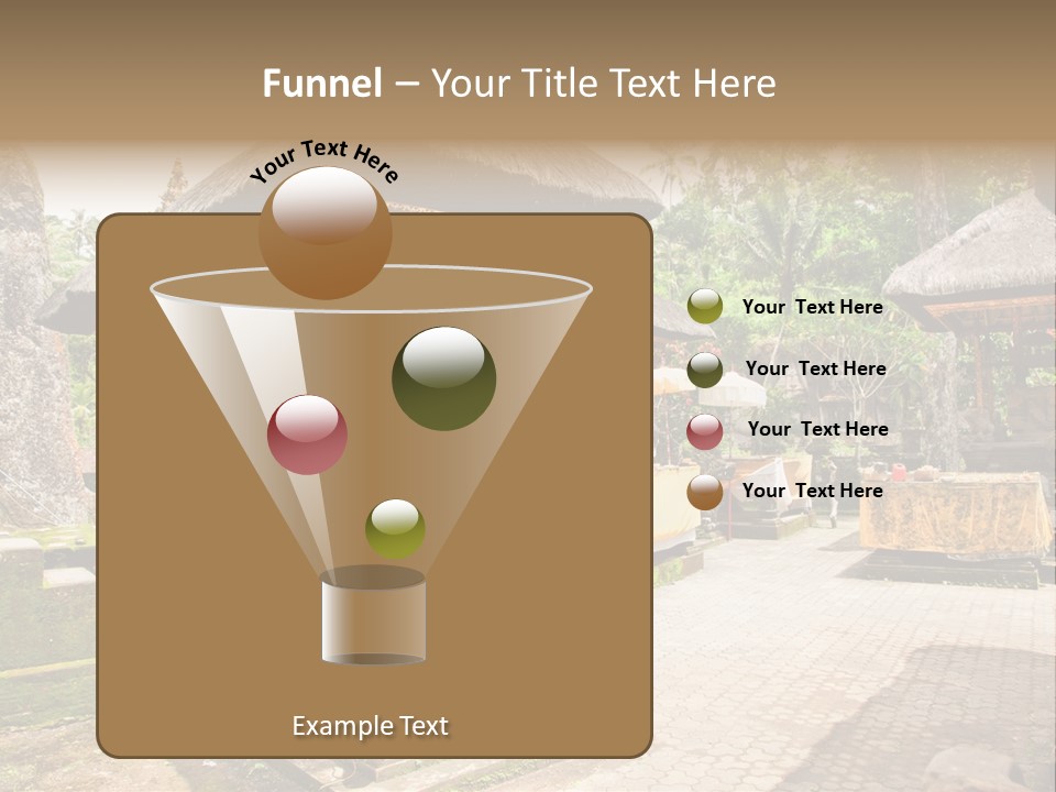 Traditional God Gunung PowerPoint Template
