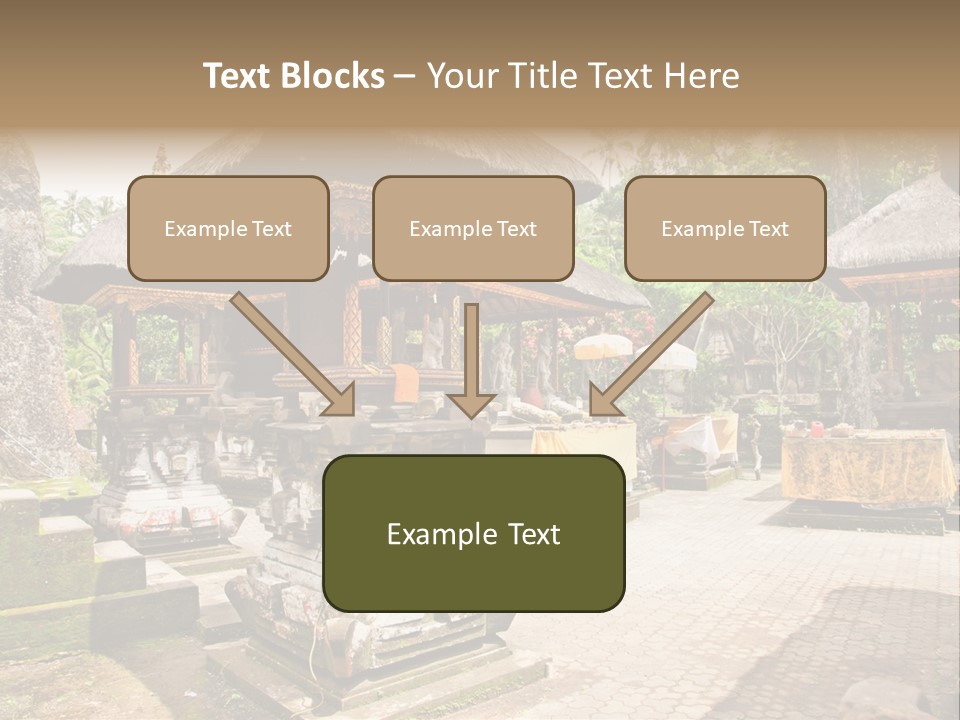 Traditional God Gunung PowerPoint Template