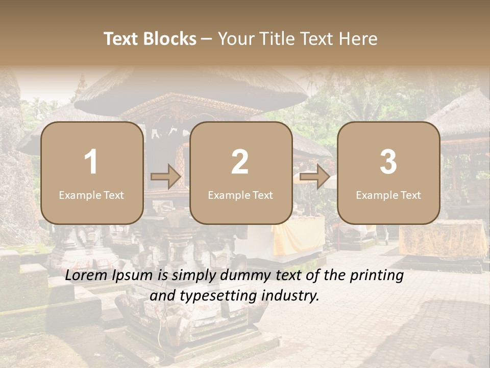 Traditional God Gunung PowerPoint Template