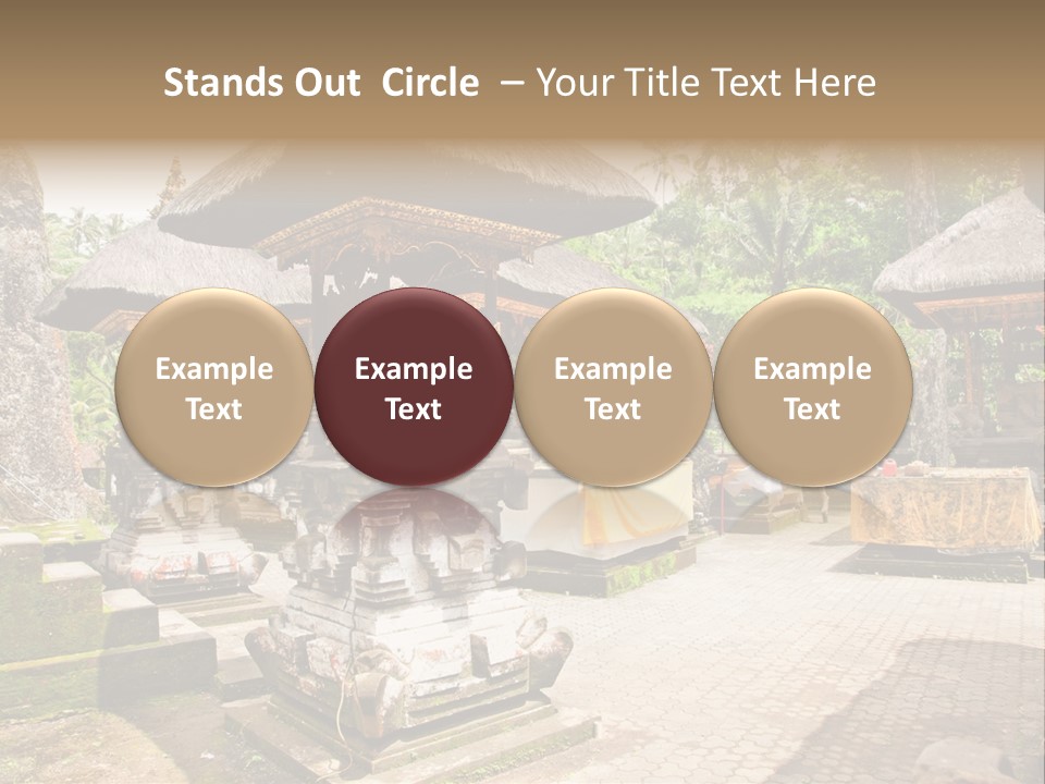 Traditional God Gunung PowerPoint Template