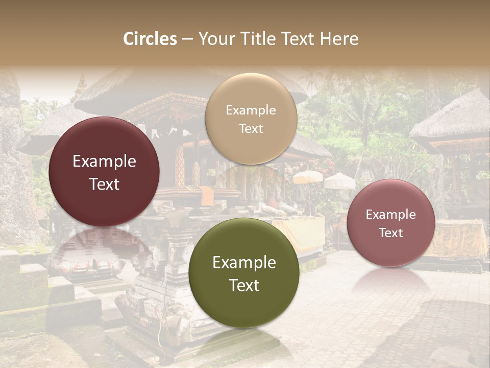 Traditional God Gunung PowerPoint Template