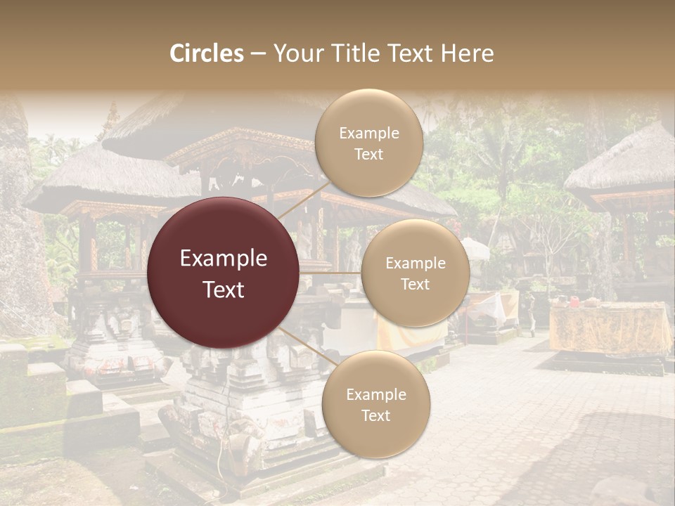 Traditional God Gunung PowerPoint Template