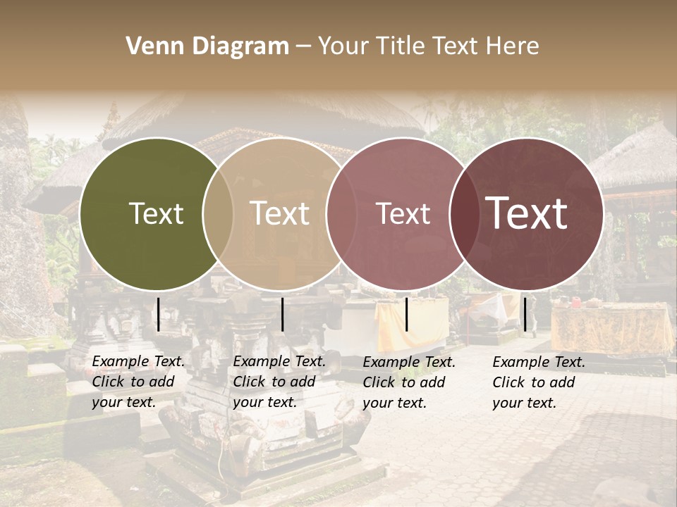 Traditional God Gunung PowerPoint Template