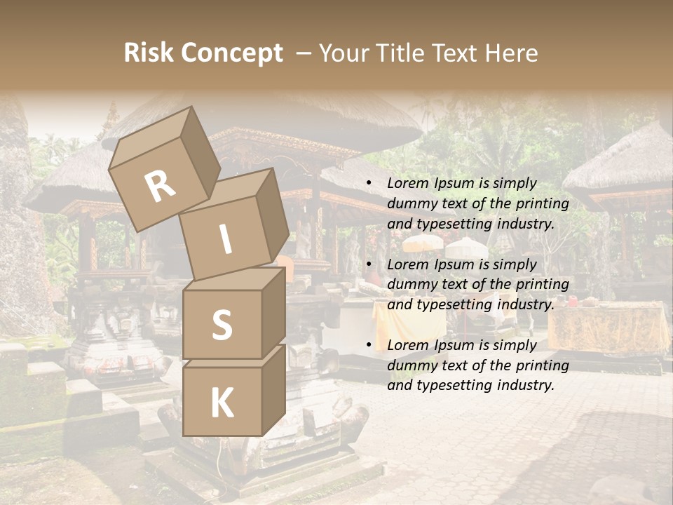 Traditional God Gunung PowerPoint Template