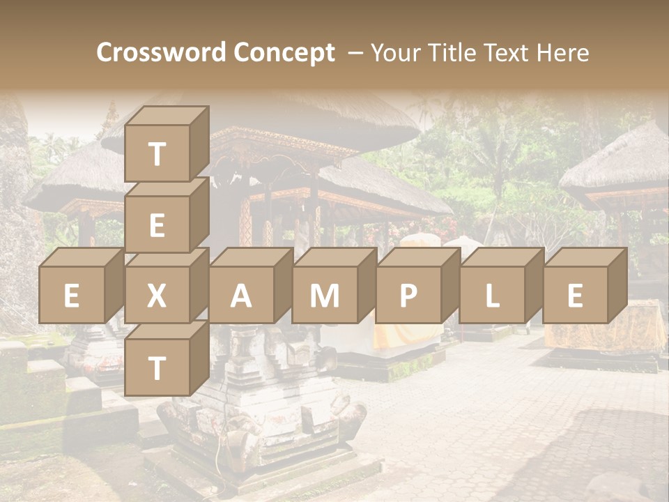 Traditional God Gunung PowerPoint Template