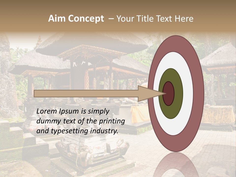 Traditional God Gunung PowerPoint Template