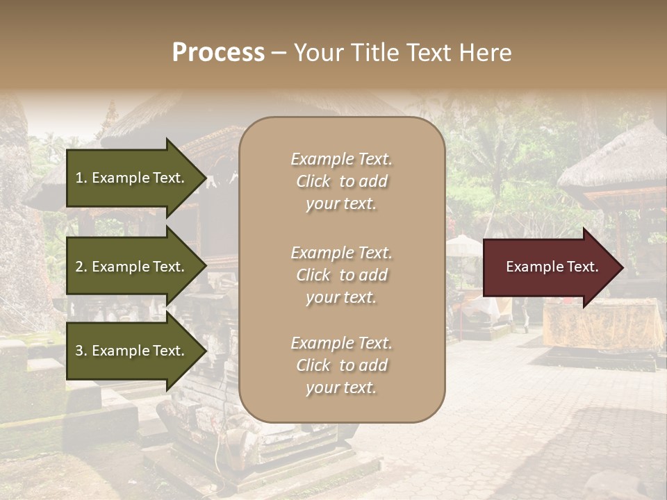 Traditional God Gunung PowerPoint Template