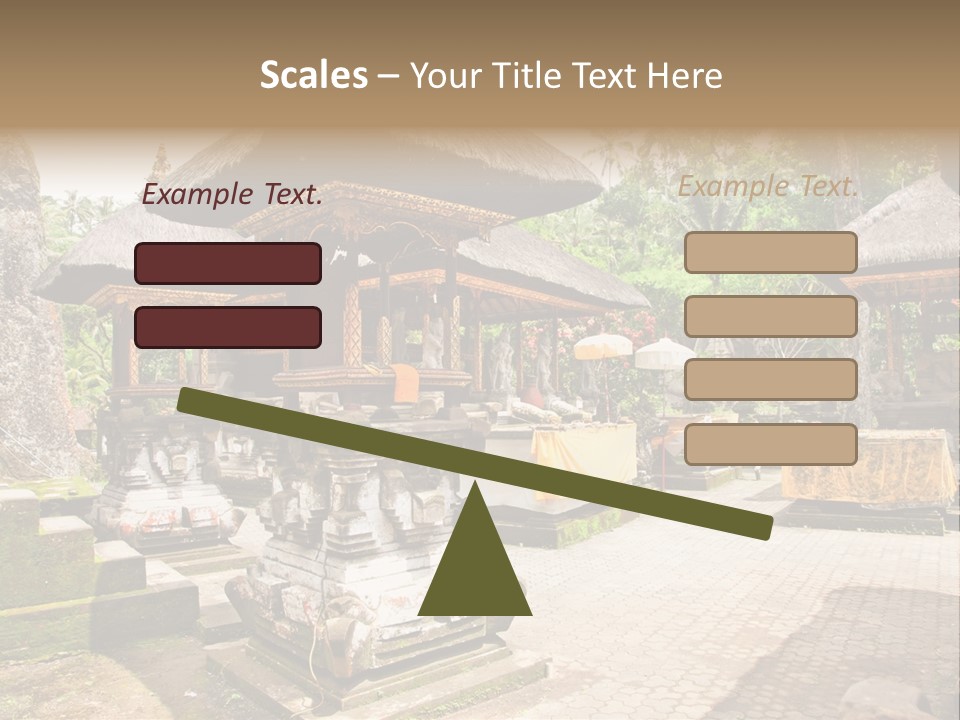 Traditional God Gunung PowerPoint Template