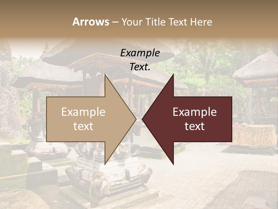 Traditional God Gunung PowerPoint Template