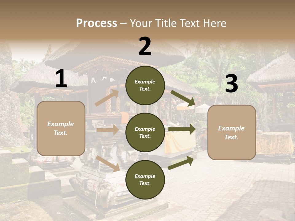 Traditional God Gunung PowerPoint Template