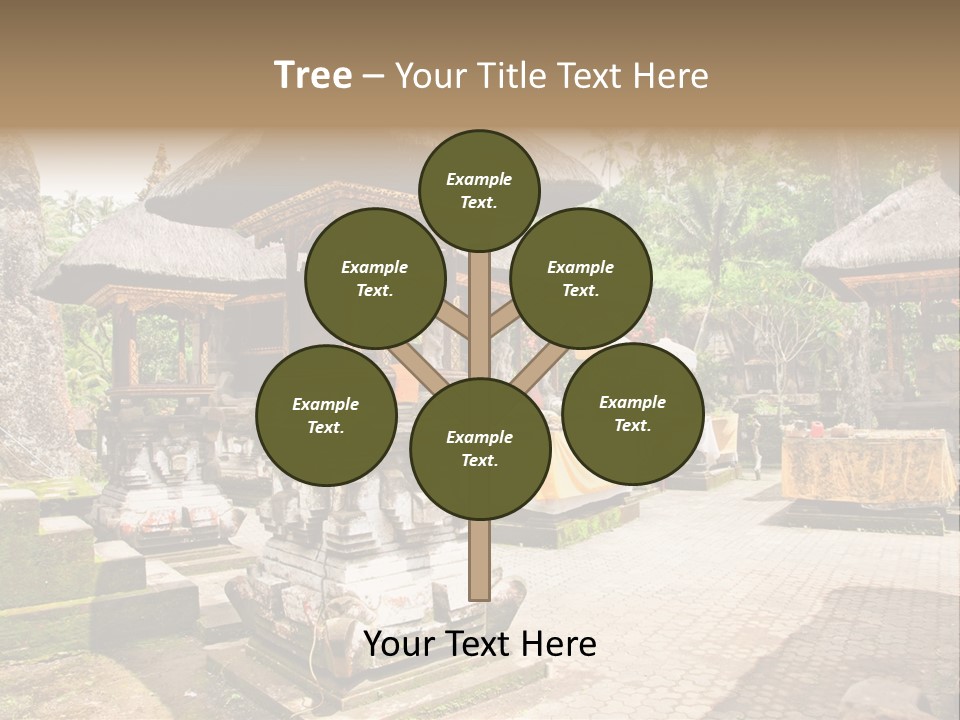 Traditional God Gunung PowerPoint Template
