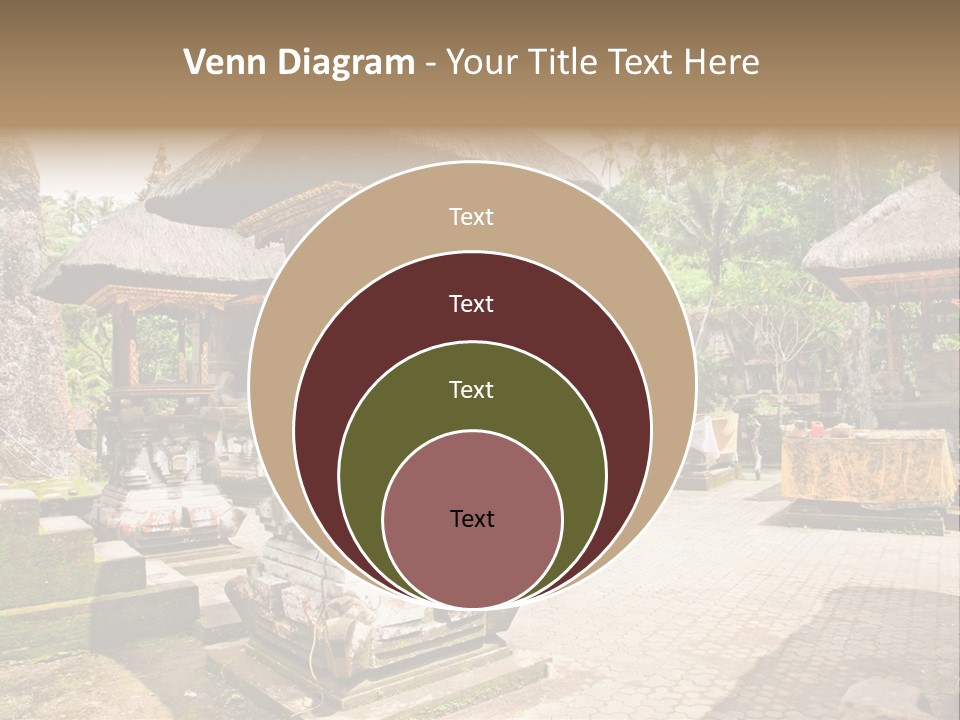 Traditional God Gunung PowerPoint Template