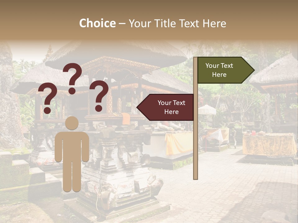 Traditional God Gunung PowerPoint Template