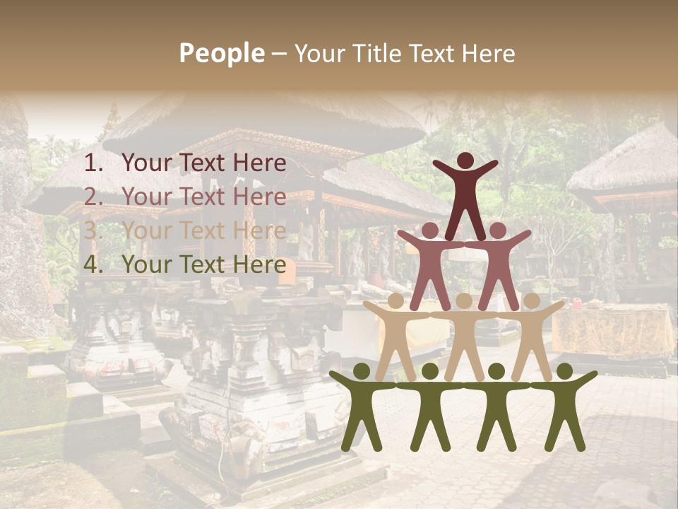Traditional God Gunung PowerPoint Template