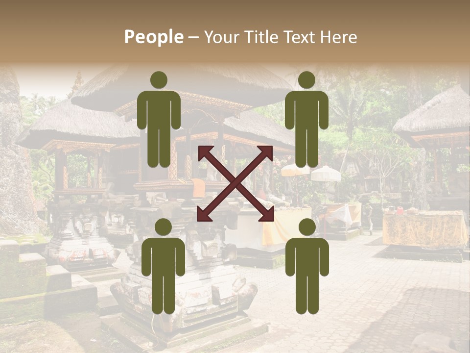 Traditional God Gunung PowerPoint Template