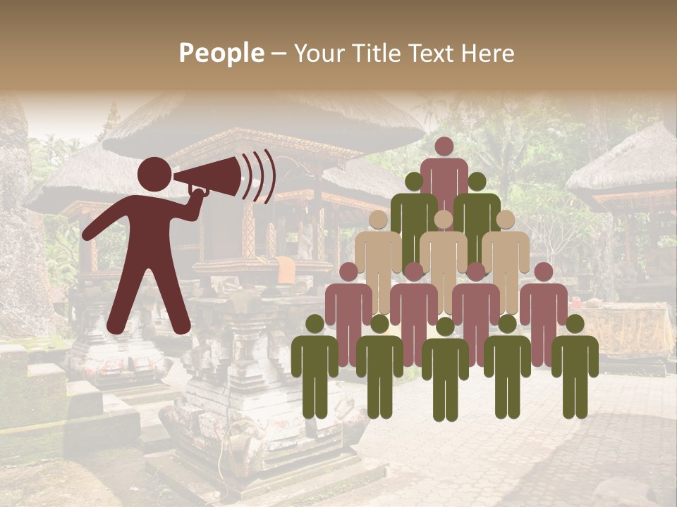 Traditional God Gunung PowerPoint Template