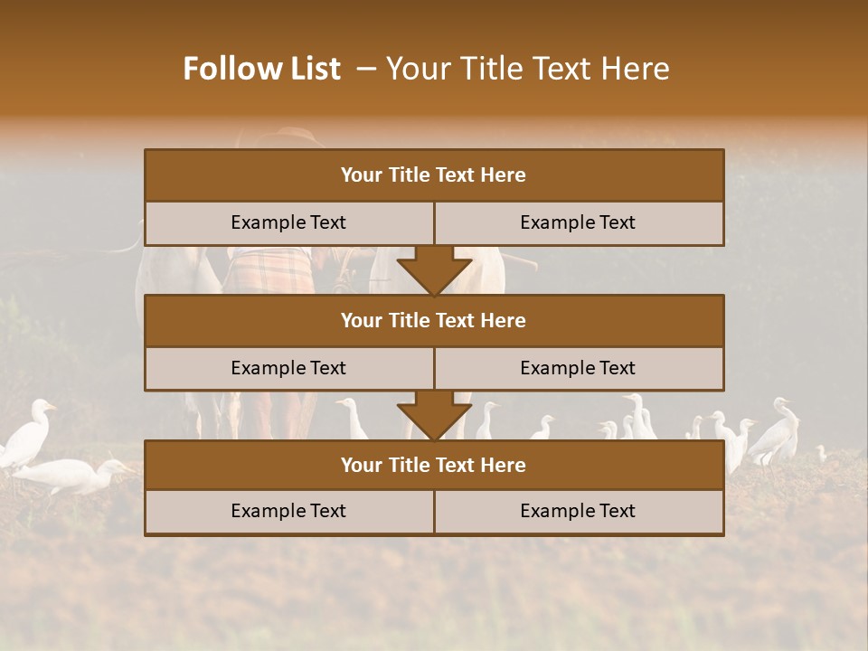 Ocean Morning Arable Land PowerPoint Template