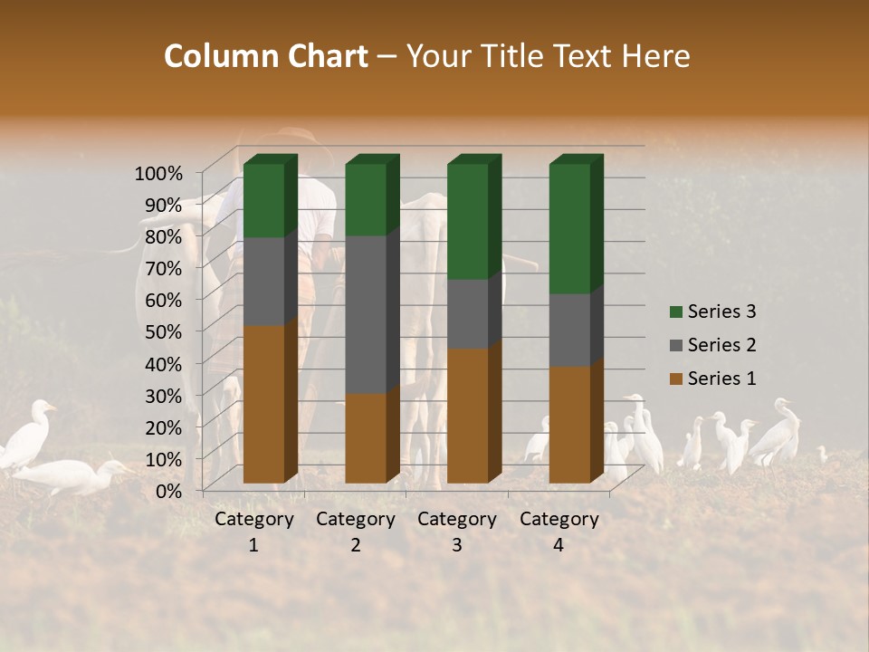 Ocean Morning Arable Land PowerPoint Template