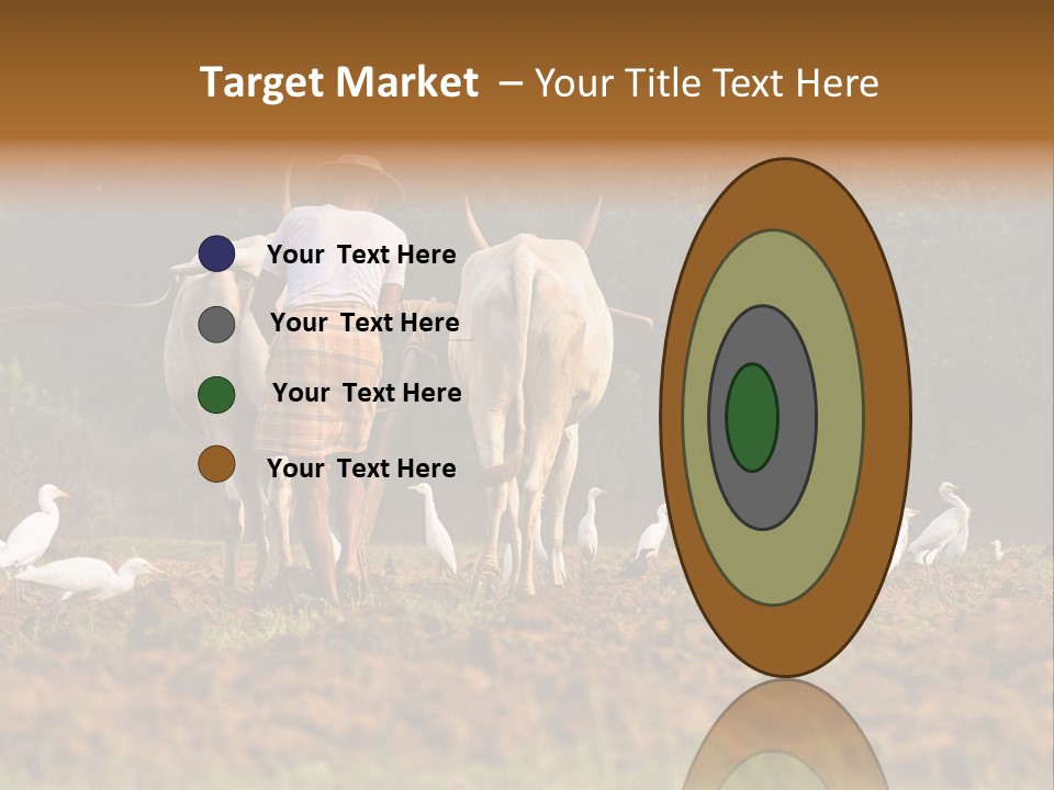 Ocean Morning Arable Land PowerPoint Template