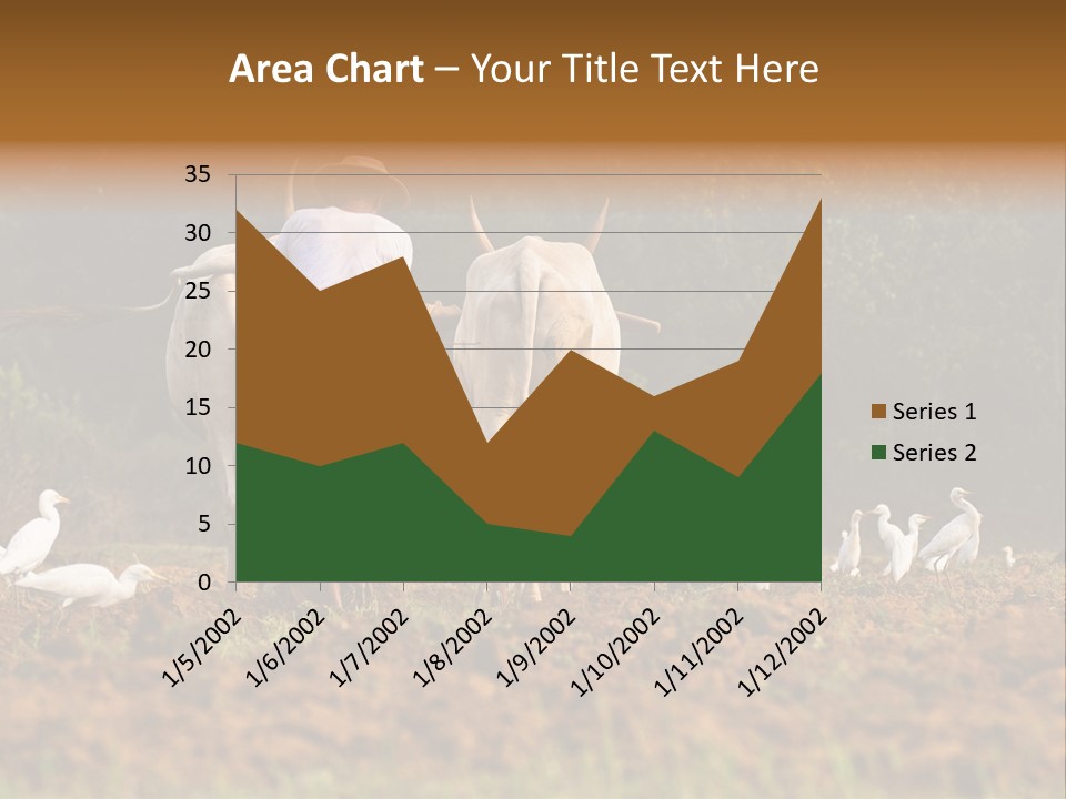Ocean Morning Arable Land PowerPoint Template