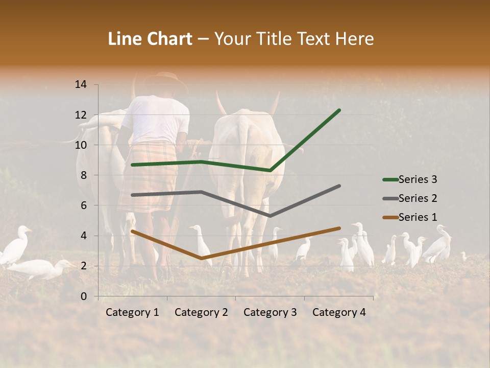 Ocean Morning Arable Land PowerPoint Template