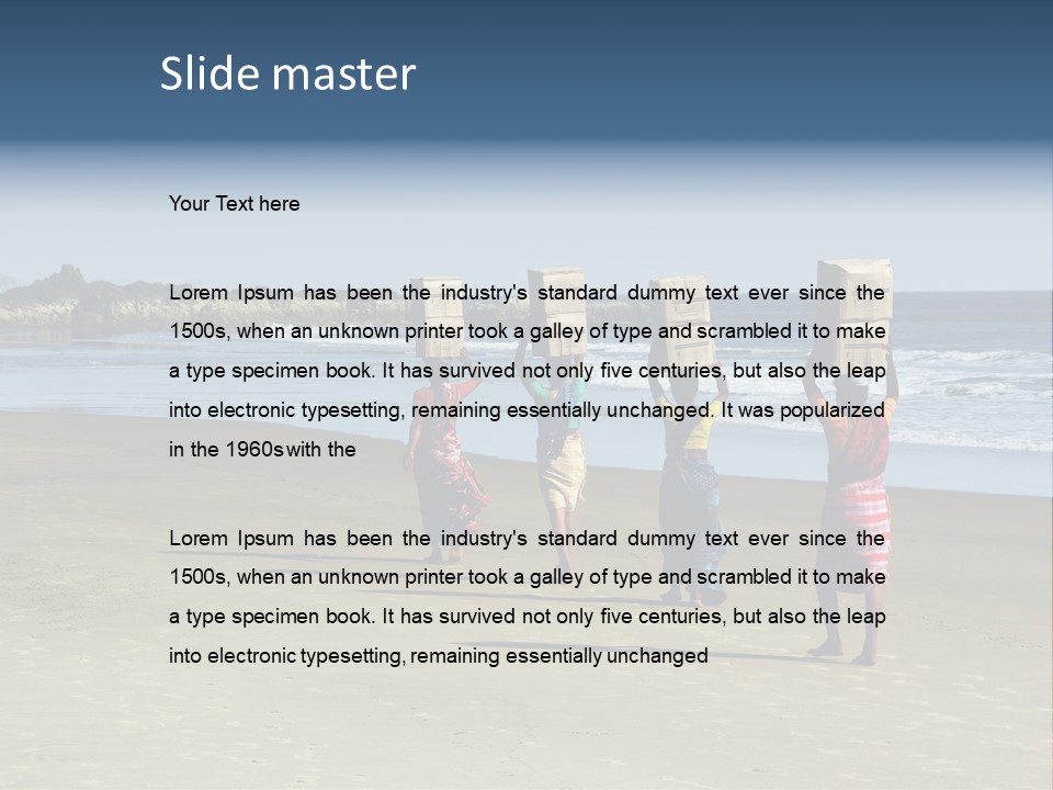 Coastline Asia Tropical PowerPoint Template