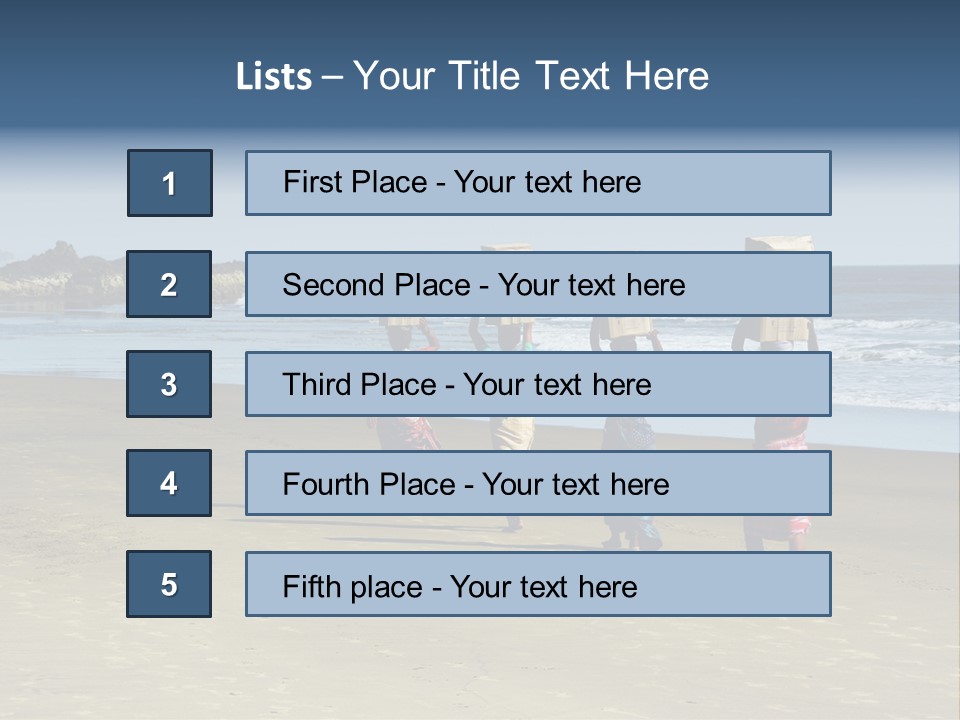 Coastline Asia Tropical PowerPoint Template
