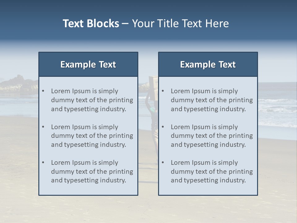 Coastline Asia Tropical PowerPoint Template