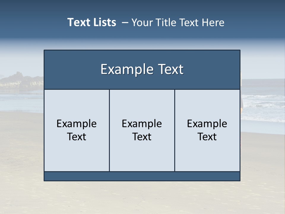 Coastline Asia Tropical PowerPoint Template