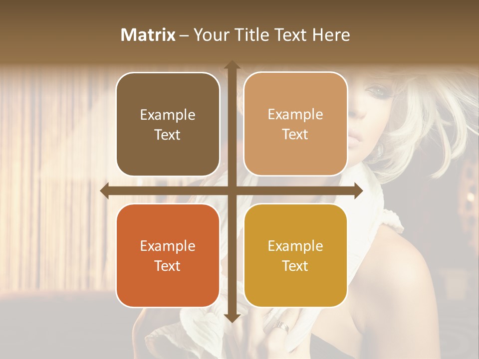 Portrait Model Sexy PowerPoint Template