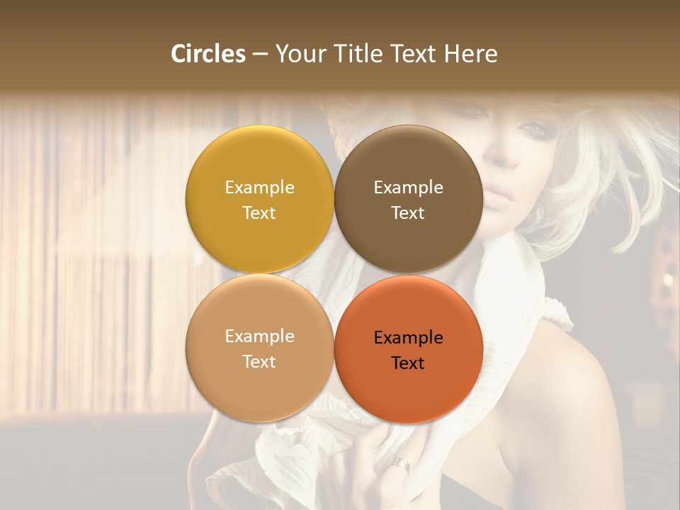 Portrait Model Sexy PowerPoint Template