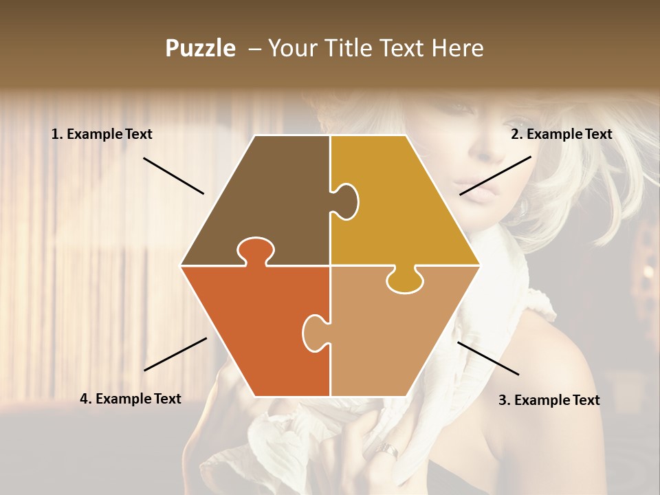 Portrait Model Sexy PowerPoint Template