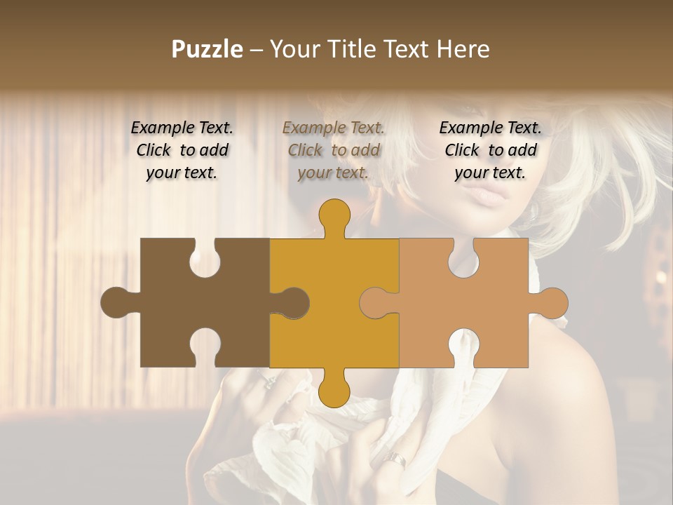 Portrait Model Sexy PowerPoint Template