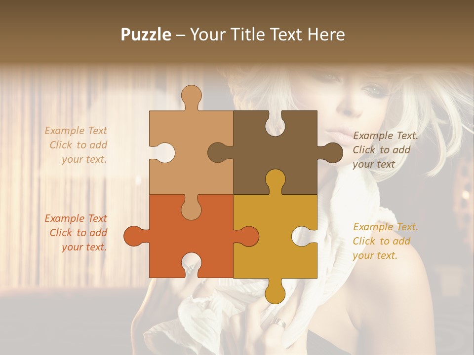 Portrait Model Sexy PowerPoint Template