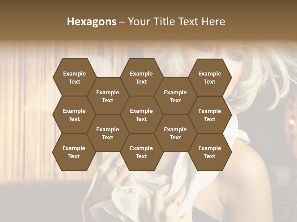 Portrait Model Sexy PowerPoint Template