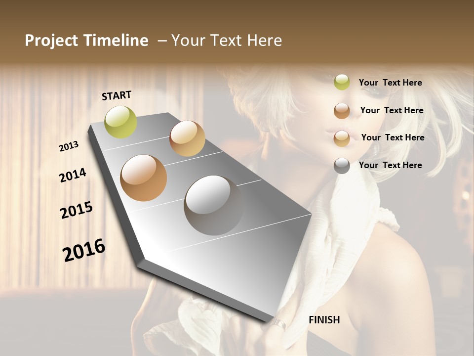 Portrait Model Sexy PowerPoint Template