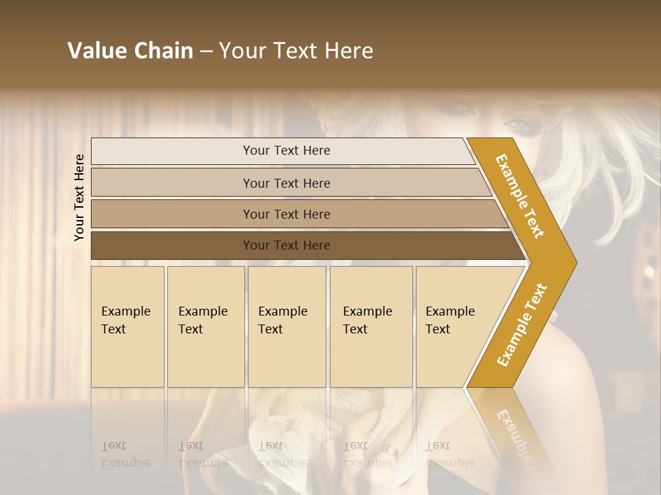 Portrait Model Sexy PowerPoint Template