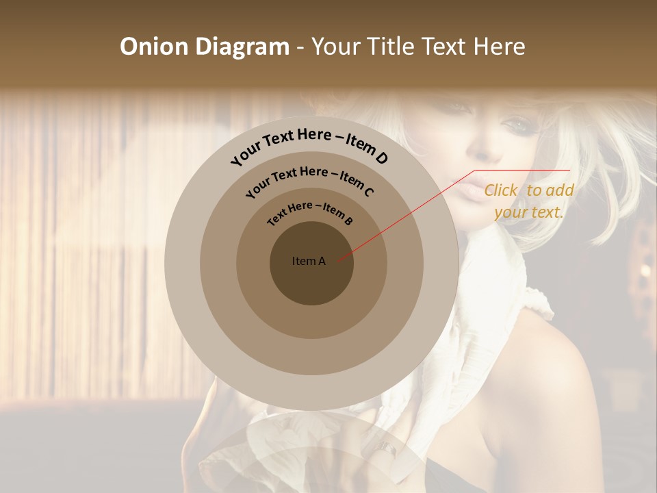 Portrait Model Sexy PowerPoint Template